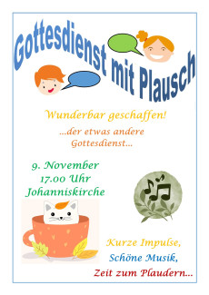 Gottesdienst mit Plausch